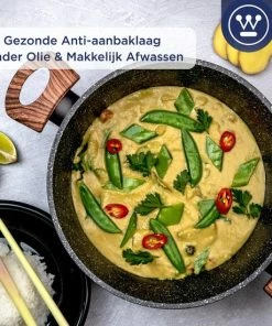 Kopen ⌛ Westinghouse Kookpan/Braadpan Inductie - Ø 28 Cm - Zwart Marmer - Speciale Editie - Met Deksel ???? -Bourgogne Shop 550x550 1037