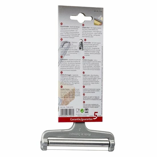 Flash-uitverkoop ???? Westmark Rollschnitt Kaasschaaf 13,9 X 10,9 X 1 Cm - Aluminium - RVS ???? 8 Flash-uitverkoop ???? Westmark Rollschnitt Kaasschaaf 13,9 X 10,9 X 1 Cm - Aluminium - RVS ???? - Afbeelding 8