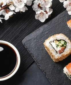 Promo ❤️ Relaxdays Serveerplank Leisteen 6 Stuks - Borrelplank - Kaasplank - Sushi - 30 X 10 Cm ???? -Bourgogne Shop 550x550 113