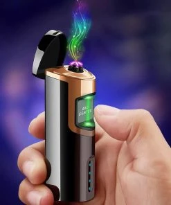 Gloednieuw ???? PLASMA - Plasma Aansteker - Oplaadbare Plasma USB Aansteker - Elektrische Aansteker - Double Laser Arc Lighter - Zwart ✨ -Bourgogne Shop 550x550 115