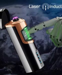 Gloednieuw ???? PLASMA - Plasma Aansteker - Oplaadbare Plasma USB Aansteker - Elektrische Aansteker - Double Laser Arc Lighter - Zwart ✨ -Bourgogne Shop 550x550 116