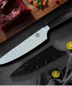 Beste recensies van ???? Roham Products RP Professioneel Japans Koksmes – 20cm - Inclusief Mesbeschermer – RVS Lemmet - Handvat Van Pakkahout - Geleverd In Geschenkdoos ???? -Bourgogne Shop 550x550 120