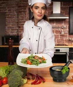 Uitgang ???? Relaxdays Vijzel En Stamper Graniet - Kruidenstamper - Kruiden Vermaler - Mortier - 1 L ✔️ -Bourgogne Shop 550x550 140