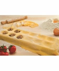 Top 10 ???? Foodiletto - Raviolimaker Set - Vorm 12 Ravioli - Aluminium/Beukenhout - Zilver ❤️ -Bourgogne Shop 550x550 229