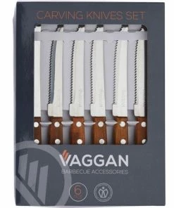 Nieuw ???? Vaggan Steakmessen Set Houten Handvat 6 Stuks ???? -Bourgogne Shop 550x550 238