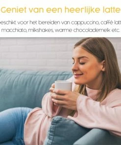 Promo ⭐ Engle Melkopschuimer Handmatig + Standaard - Melkopschuimer Elektrisch Op Batterijen - Melkschuimer ???? -Bourgogne Shop 550x550 252