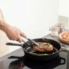 Hete verkoop ⌛ Navaris Gietijzeren Koekenpan - Braadpan Van Gietijzer - Ronde Skillet - Geschikt Voor Alle Warmtebronnen - Ø 30 Cm - Ovenbestendig Tot 260 Graden ????