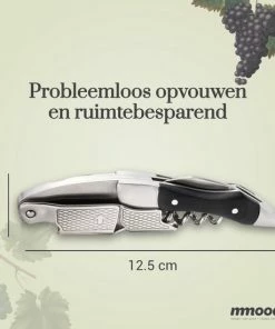 Aanbiedingen ???? Mmoods Kurkentrekker Wijn Zwart - Kelnermes Met Gesleufde Groef – Wijnopener - Sommeliermes – Cadeau ???? 9 Aanbiedingen ???? Mmoods Kurkentrekker Wijn Zwart - Kelnermes Met Gesleufde Groef – Wijnopener - Sommeliermes – Cadeau ???? -Bourgogne Shop 550x550 327