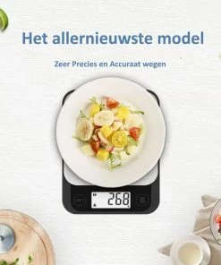 Kopen ???? Butles Keukenweegschaal Digitaal - Met Kom - Precisie Keuken Weegschaal - Tot 5 KG ⭐ -Bourgogne Shop 550x550 343
