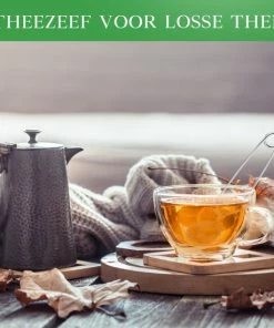 Uitgang ???? Blended Lifestyle® Theezeef Met Handvat Inclusief Lekplaatje - Set Van 3 Stuks - Thee Ei Voor Losse Thee - Theefilter Voor Losse Thee - Thee Infuser ⭐ -Bourgogne Shop 550x550 371