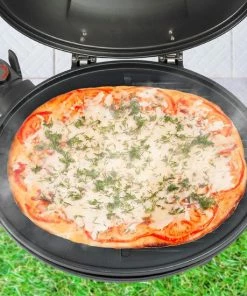 Groothandel ⌛ KitchenBrothers Elektrische Barbecue - Tafelbarbecue Met Grillplaat - Anti-aanbaklaag - Incl. Plank/Houders - BBQ Grilloppervlak 46,5x33,8cm - 5 Standen Tot 300°C - 2400W - Zwart ???? -Bourgogne Shop 550x550 388