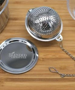 Promo ???? Blended Lifestyle® Theezeef In Balvorm Inclusief Lekplaatje - Set Van 3 Stuks - Thee Ei Voor Losse Thee - Theefilter Voor Losse Thee - Thee Infuser ???? -Bourgogne Shop 550x550 39