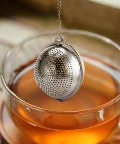 Promo ???? Blended Lifestyle® Theezeef In Balvorm Inclusief Lekplaatje - Set Van 3 Stuks - Thee Ei Voor Losse Thee - Theefilter Voor Losse Thee - Thee Infuser ???? -Bourgogne Shop 550x550 41