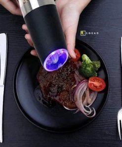 Beste recensies van ✨ RSQUAD® - Elektrische Zout Pepermolen - 1x Automatische Peper Zoutmolen - Kruidenmolen - Met Blauw LED Licht - Zwart ✔️ -Bourgogne Shop 550x550 464