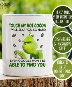 Beste Verkoop ???? Ekkos Grinch Touch My Cocao Mok - Kerstversiering - Kerstcadeau - Grappige Cadeau - Thee Glaze - Mokken - Cadeau Voor Man - Cadeau Voor Vrouw - Valentijn Cadeautjes - Koffiekopjes ???? -Bourgogne Shop 550x550 478