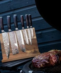 Korting ???? Shinrai Japan™ Shinrai Japan - Messenset Met Blok – 6 Delig – Messensetblok – Mes – Koksmes - ???? Hammered RVS - Met Luxe Geschenkdoos ⌛ -Bourgogne Shop 550x550 489