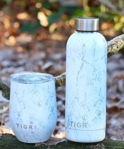 Nieuw ???? TIGR The Minimalist - Drinkfles - Thermosfles - RVS - 500ml - Wit Marmer ???? -Bourgogne Shop 550x550 510