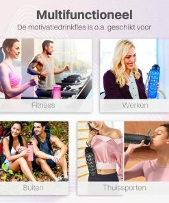 Top 10 ❤️ Innovaland Motivatie Waterfles Blauw - 1 Liter Drinkfles - Waterfles Met Rietje - Waterfles Met Tijdmarkering - BPA Vrij - Volwassenen - Kinderen - Vaderdag Cadeau - Geschenk - Cadeau Voor Man - Vrouw - Sinterklaas Cadeautjes - Mannen - Vrouwen ???? -Bourgogne Shop 550x550 532