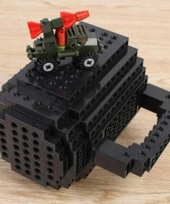 Korting ???? Merkloos Mok Met Bouwstenen - Geschikt Voor LEGO En Andere Merken - Zwart ???? -Bourgogne Shop 550x550 587