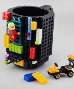 Korting ???? Merkloos Mok Met Bouwstenen - Geschikt Voor LEGO En Andere Merken - Zwart ???? -Bourgogne Shop 550x550 588