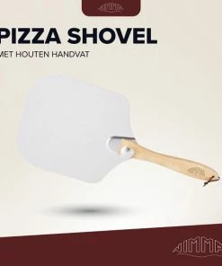Kopen ???? Nimma Pizzaschep - Pizzaspatel Met Houten Handvat- Voor BBQ & Oven - Incl. E-book - 59 X Ø30,5 CM ???? -Bourgogne Shop 550x550 595