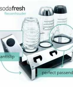 Groothandel ⌛ Sodafresh - Premuim Flessenhouder En Afdruiprek Voor Alle Sodastream Flessen - 100% Roestvrij Staal ⌛ -Bourgogne Shop 550x550 643