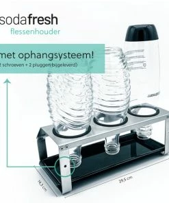 Groothandel ⌛ Sodafresh - Premuim Flessenhouder En Afdruiprek Voor Alle Sodastream Flessen - 100% Roestvrij Staal ⌛ -Bourgogne Shop 550x550 644