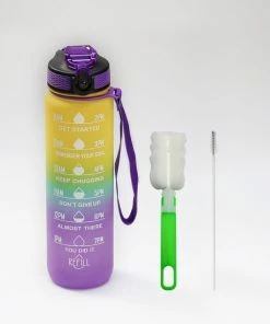 Korting ⭐ Sahara Sailor - Waterfles 1 Liter - Motivatie - Tijdsmarkering - Lekvrij ⭐ -Bourgogne Shop 550x550 678