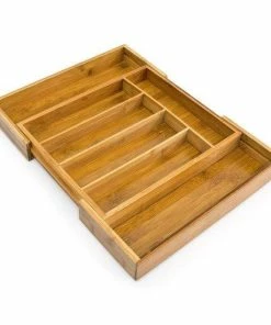 Promo ???? Haushalt HI Bestekbak Uitschuifbaar Bamboe ⭐ -Bourgogne Shop 550x550 709