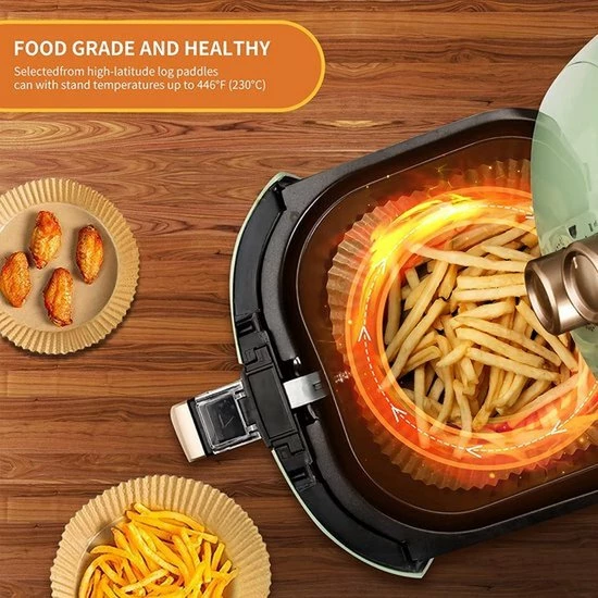 Groothandel ???? BOTC Airfryer Bakpapier - 20 Cm Bakpapier - 100 Stuks - Airfryer Accessoires - Wegwerpbakjes - Papier Bakjes ???? 2 Groothandel ???? BOTC Airfryer Bakpapier - 20 Cm Bakpapier - 100 Stuks - Airfryer Accessoires - Wegwerpbakjes - Papier Bakjes ???? - Afbeelding 2