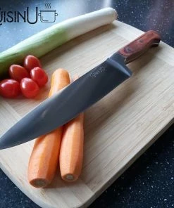 Flash-uitverkoop ⌛ CuisinU Messenset Met Messenblok En Ingebouwde Messenslijper - 6 Delig - Hout - Messenset Met Blok ???? -Bourgogne Shop 550x550 779