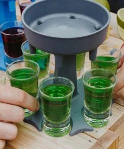 Begroting ⭐ Merkloos Shot Glaasjes - Drank Spel - Shotjes Dispenser - Shotglaasjes - Shotjes Maker - Shotjes Maken - Drankfeest - Drank Spelletje - Shotfontein - Drankspel - Zuipen Tot We Kruipen - Lets Get Drunk - Drankspel Volwassene ✔️