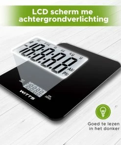 Goedkoopste ❤️ Witts Digitale Precisie Keuken Weegschaal – 1gr Tot 15 Kg – Tarra Functie – Elektrisch – Zwart ???? 15 Goedkoopste ❤️ Witts Digitale Precisie Keuken Weegschaal – 1gr Tot 15 Kg – Tarra Functie – Elektrisch – Zwart ???? -Bourgogne Shop 550x550 8