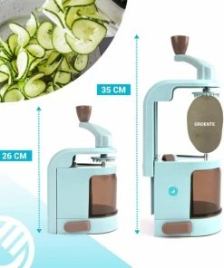 Uitgang ✨ Qitch & Quisine Premium Spiraalsnijder + Borstel & Dunschiller – 4-in-1 Multifunctionele Groentensnijder – Groentenpasta/Groentenspaghetti Spiralizer – Vegetarische/Veganistische/Paleo/Low-Carb Recepten & Dieet ???? -Bourgogne Shop 550x550 879
