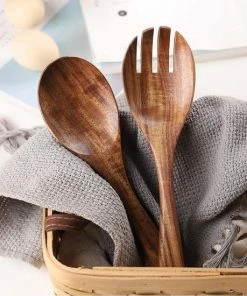 Nieuw ???? Merkloos Slabestek - Slalepel - Opscheplepel - 26 Cm - Hout ???? -Bourgogne Shop 550x550 894