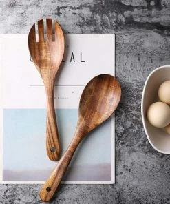 Nieuw ???? Merkloos Slabestek - Slalepel - Opscheplepel - 26 Cm - Hout ???? -Bourgogne Shop 550x550 896