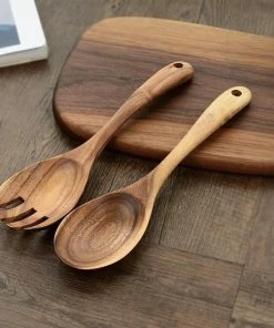 Nieuw ???? Merkloos Slabestek - Slalepel - Opscheplepel - 26 Cm - Hout ???? -Bourgogne Shop 550x550 897