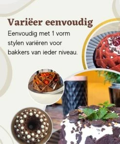 Aanbiedingen ✔️ Schmeckpunkt Tulband Bakvorm - 24 Cm - "Beautyfull Gold Reliëf" - Broodbakvorm - Cakevorm - Bakblik ???? -Bourgogne Shop 550x550 90