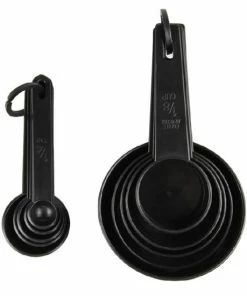 Hete verkoop ❤️ 10-delige Zwart Plastic Maatlepels - Maatschep - Maatcups - Maatbeker - DisQounts ???? -Bourgogne Shop 550x550 902