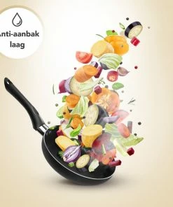 Goedkoopste ???? Rochester 18-delige Pannenset Met Deksels - Kookpotten - Koekenpannen Steelpannen - Aluminium - Zwart ???? -Bourgogne Shop 550x550 906