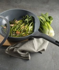 Gloednieuw ✨ Sola Wokpan Ceramica - Ø 30 Cm - Zwart - Aluminium - Antiaanbaklaag ???? -Bourgogne Shop 550x550 917