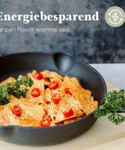 Hete verkoop ???? Belluci - Ø26cm - Gietijzeren Pan - Skillet - Koekenpan Geschikt Voor Alle Warmtebronnen BBQ En Inductie Incl. Accessoires - Hapjespan - Braadpan ???? -Bourgogne Shop 550x550 957