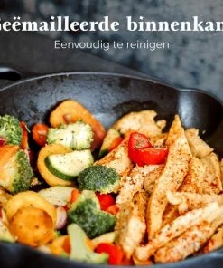 Hete verkoop ???? Belluci - Ø26cm - Gietijzeren Pan - Skillet - Koekenpan Geschikt Voor Alle Warmtebronnen BBQ En Inductie Incl. Accessoires - Hapjespan - Braadpan ???? -Bourgogne Shop 550x550 959