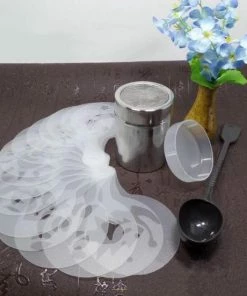 Beste Pirce ???? Merkloos RVS Cappuccino / Cacao Strooier Set - Met Koffie / Cacao Sjablonen & Barista Tools Lepel ???? -Bourgogne Shop 550x551 12