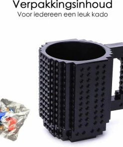Korting ???? Merkloos Mok Met Bouwstenen - Geschikt Voor LEGO En Andere Merken - Zwart ???? -Bourgogne Shop 550x552 4
