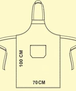 Beste deal ???? Homéé® Horeca Suite Keukenschorten BBQ BIB Apron - Schort - 70x100 Cm - Blauwe En Witte Strepen ⭐ -Bourgogne Shop 550x554 2