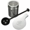 Beste Pirce ???? Merkloos RVS Cappuccino / Cacao Strooier Set - Met Koffie / Cacao Sjablonen & Barista Tools Lepel ????