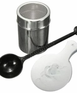 Beste Pirce ???? Merkloos RVS Cappuccino / Cacao Strooier Set - Met Koffie / Cacao Sjablonen & Barista Tools Lepel ????