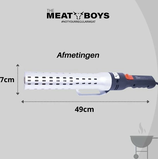 Aanbiedingen ???? Merkloos The Meat Boys BBQ Aansteker - BBQ Looftlighter - BBQ Accessoires - One Minute Lighter - Bbq Aansteker Elektrisch - ???? 3 Aanbiedingen ???? Merkloos The Meat Boys BBQ Aansteker - BBQ Looftlighter - BBQ Accessoires - One Minute Lighter - Bbq Aansteker Elektrisch - ???? - Afbeelding 3