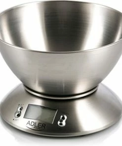 Korting ???? Adler Keukenweegschaal - Tot 5 Kg - Keukenweegschaal Digitaal - Met Kom ????